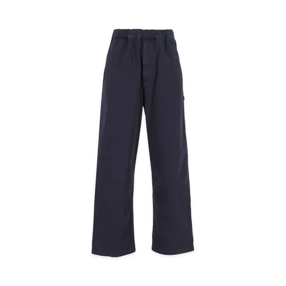 MM6 Maison Margiela Cotton Twill Trousers "Blue"
