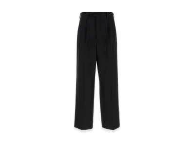 MM6 Maison Margiela Wool Blend Wide-Leg Pant "Black"