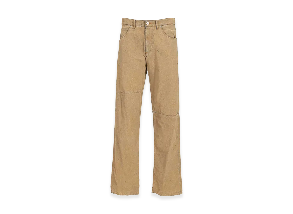 MM6 Maison Margiela Straight-Leg Jeans "Beige"