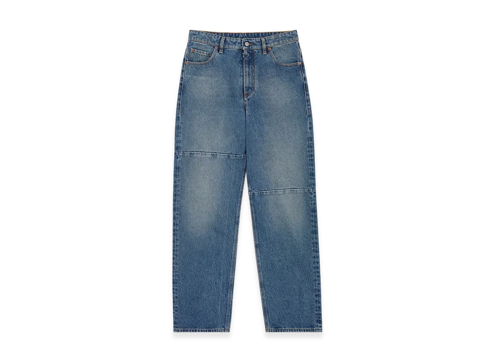 MM6 Maison Margiela Men's 5-Pocket Denim Trousers "Light Blue"