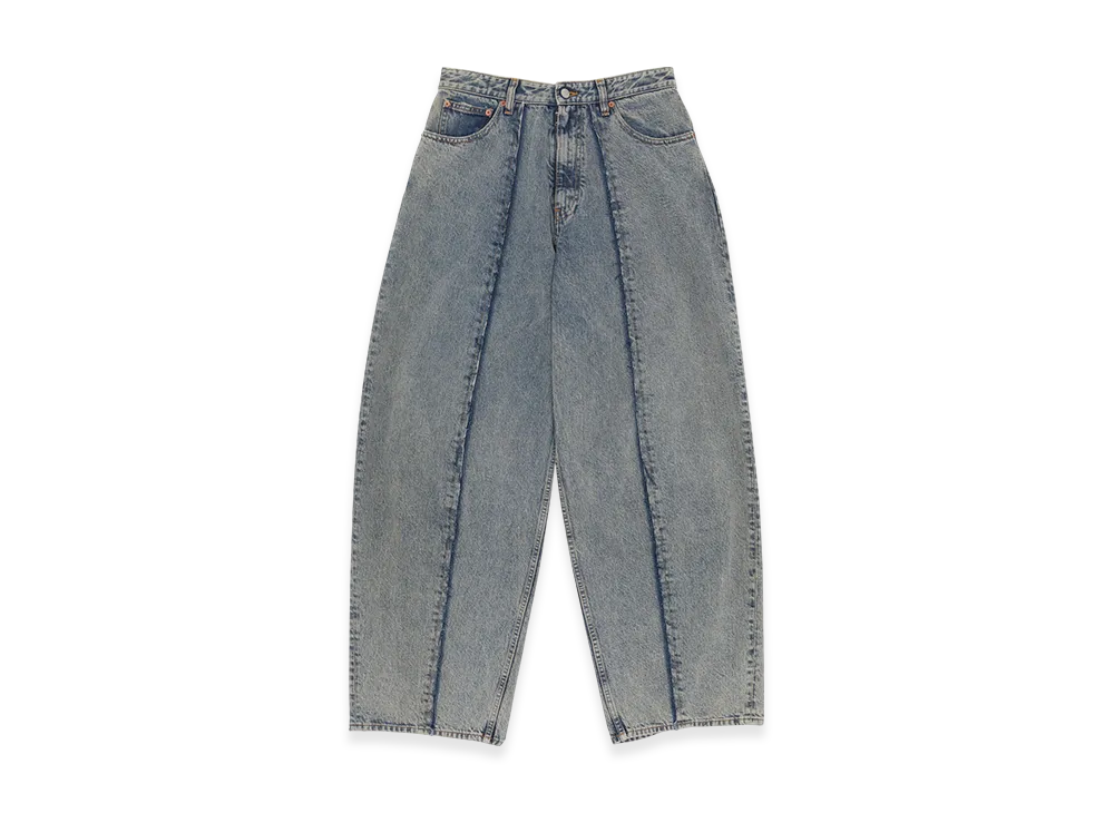 MM6 Maison Margiela Men's 5-Pocket Denim Trousers "Light Blue"