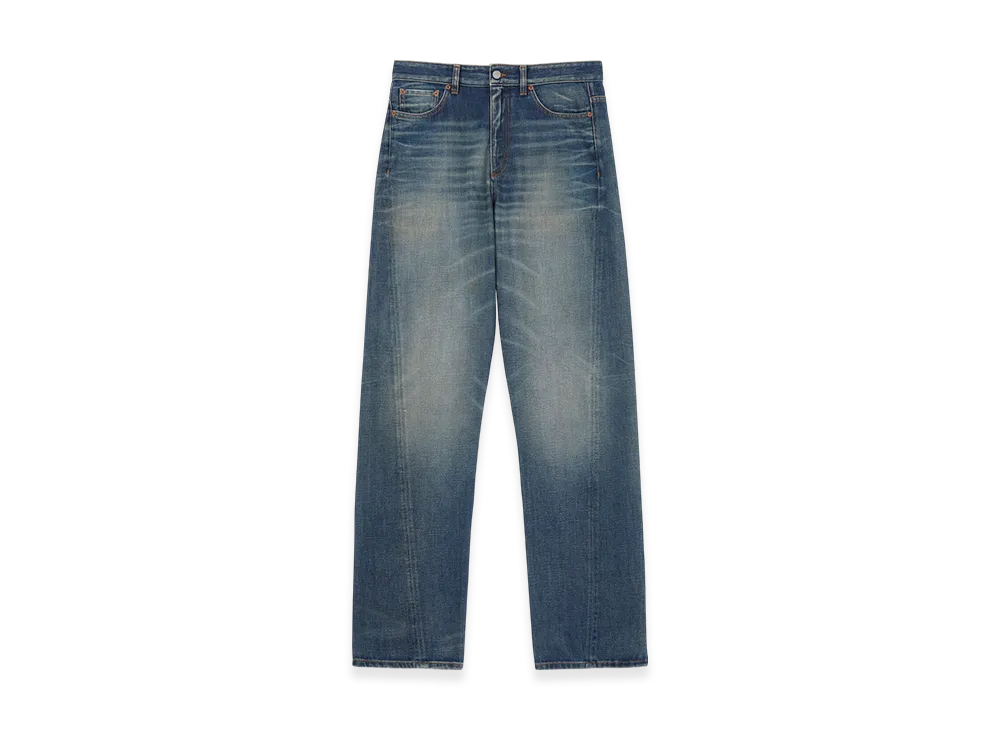 MM6 Maison Margiela Men's Wide Leg Jeans "Blue"
