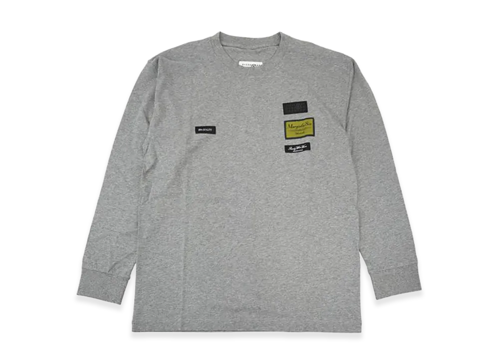 MM6 Maison Margiela Labelpatch Long Sleeve Tee "Grey"