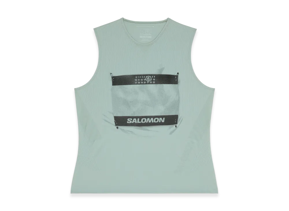 MM6 Maison Margiela x Salomon Men's Crew Neck Top "Light Blue"