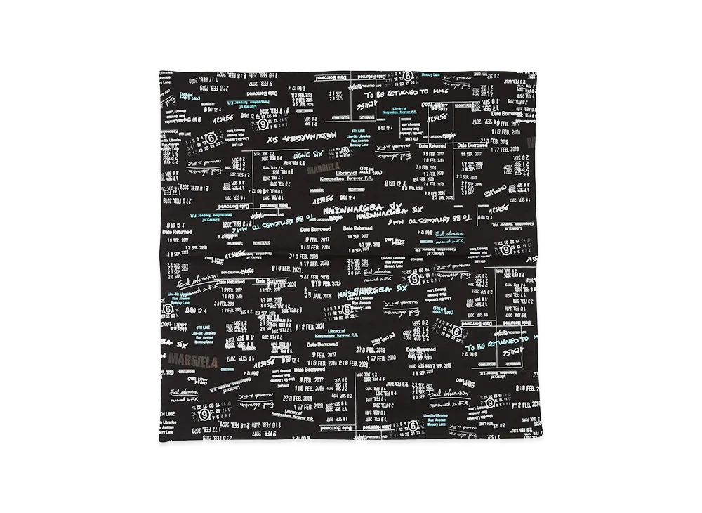 MM6 Maison Margiela Scarf "Black"