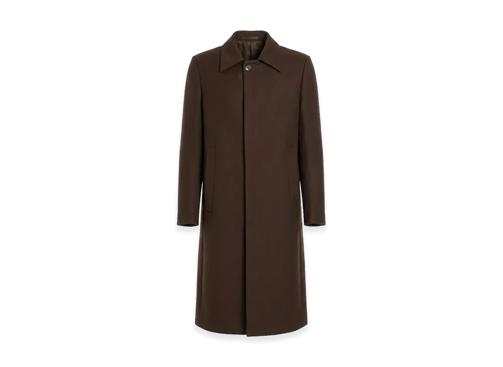 MM6 Maison Margiela Wool Blend Coat "Brown"