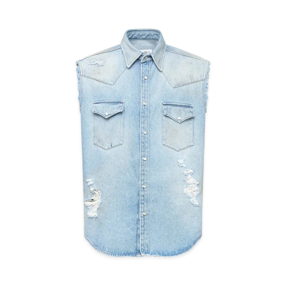 MM6 Maison Margiela Shirts "Clear Blue"