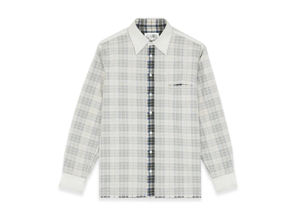 MM6 Maison Margiela Men's Check Shirt "Black/White"