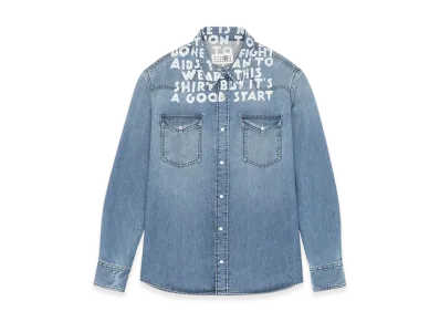 MM6 Maison Margiela Men's SIDA Denim Shirt "Light Blue"