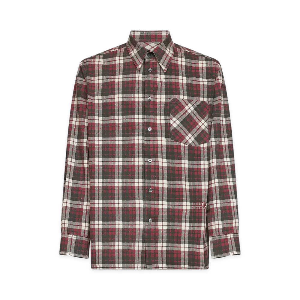 MM6 Maison Margiela Shirts "Red/Black/Off White"