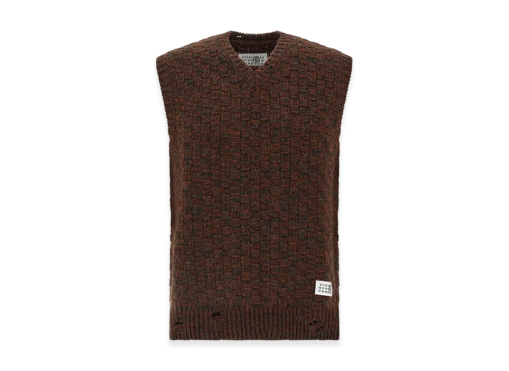 MM6 Maison Margiela Knitted Vest "Multicolor"