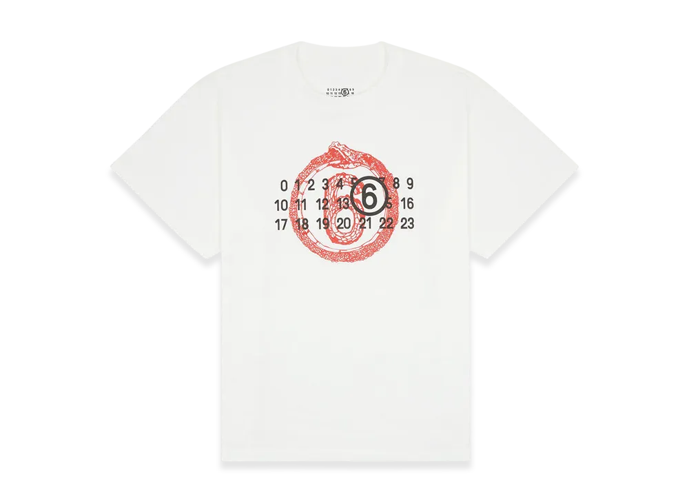MM6 Maison Margiela Men's Year Of The Snake T-Shirt "White"