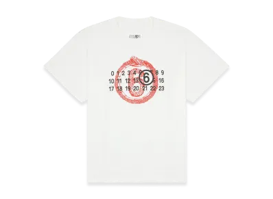MM6 Maison Margiela Men's Year Of The Snake T-Shirt "White"