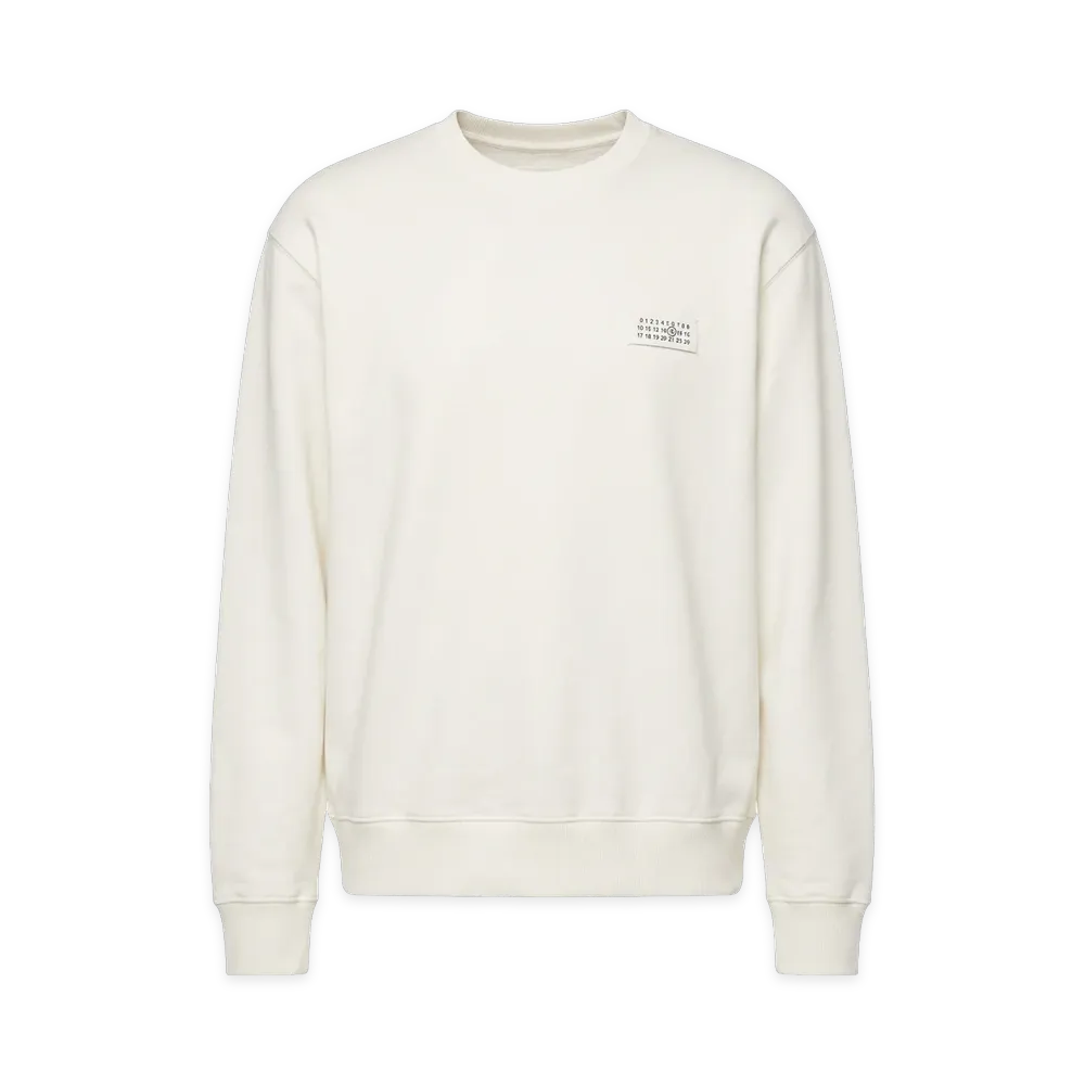 MM6 Maison Margiela Numbering Logo Jumper "White"