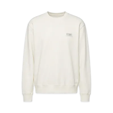 MM6 Maison Margiela Numbering Logo Jumper "White"