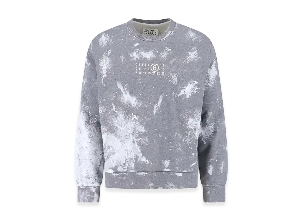 MM6 Maison Margiela Logo Sweatshirt "Gray"