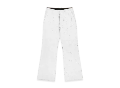 MM6 Maison Margiela Men's Painted White Trousers "White"