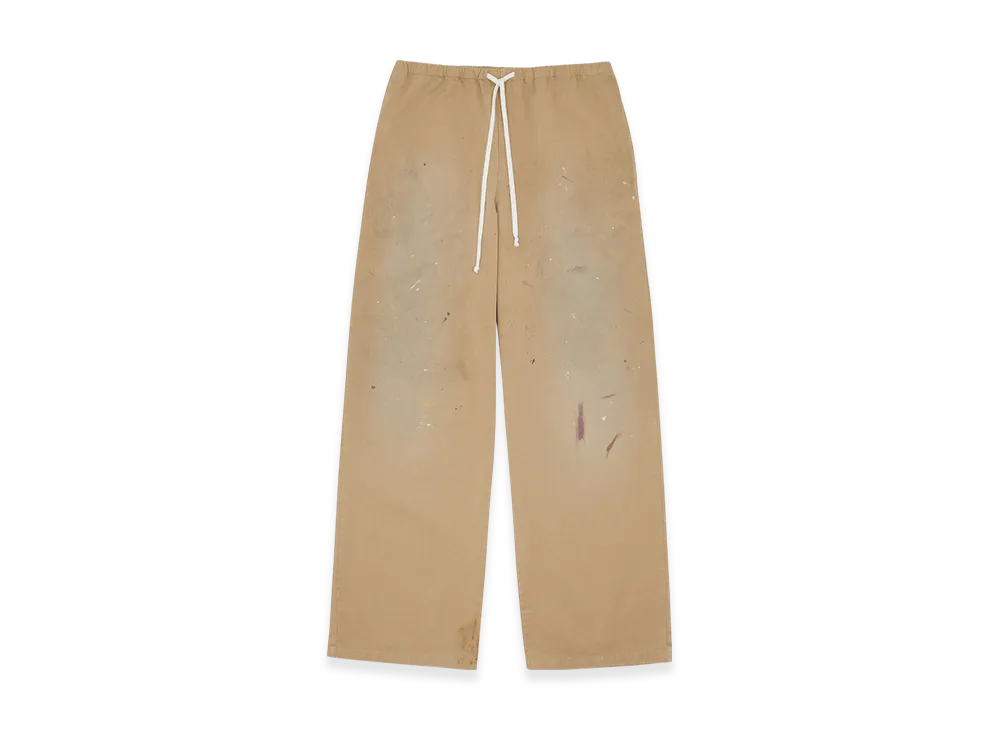 MM6 Maison Margiela Men's Cotton Trousers "Sand Beige"