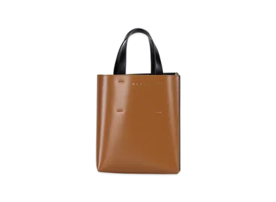 MARNI Museo Mini Bag in Leather "Orange"