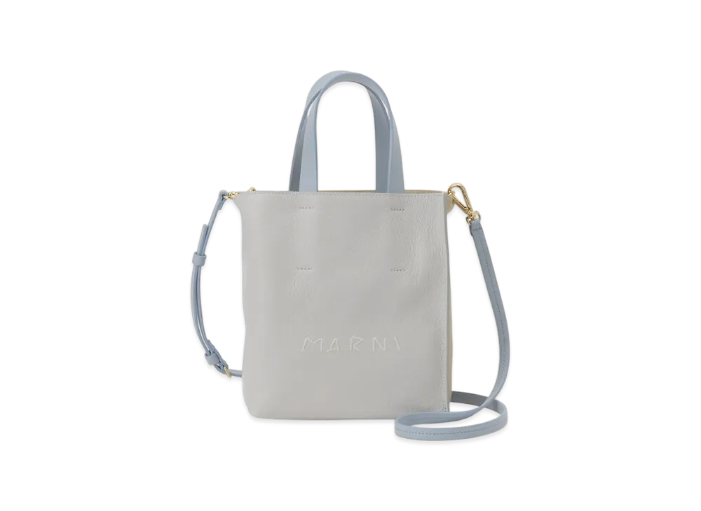 MARNI Museo Soft Mini Tote Bag "Blue"