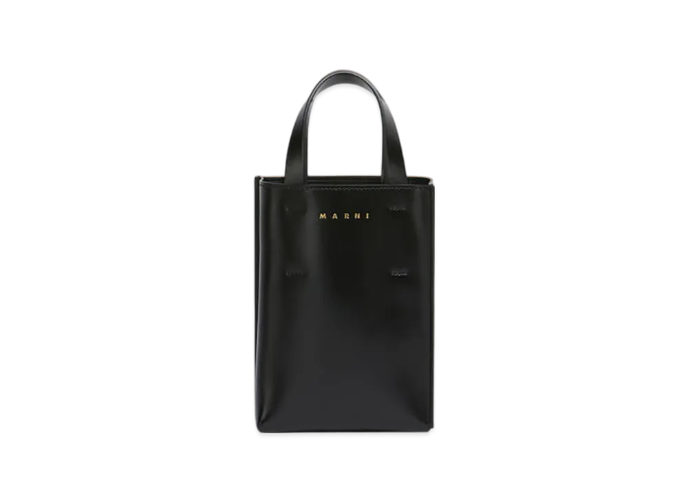 MARNI Leather Museo Nano Bag "Black"