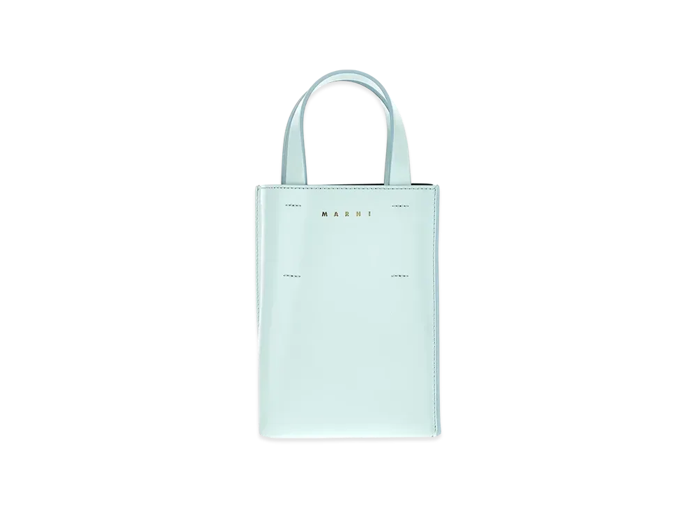 Marni Museo Nano Bag Leather "Mineral Ice"