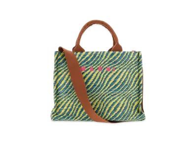 MARNI Women's Raffia Handbag "Green"