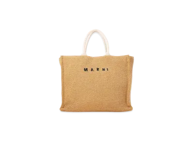 MARNI 2Way Large Basket "Sienna/Natural"