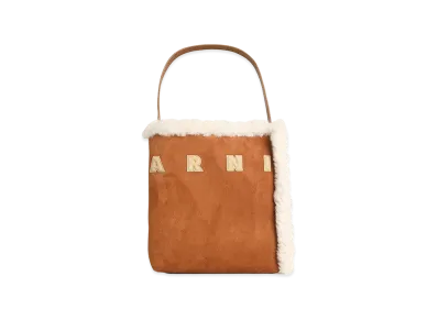 MARNI Women's "Museum" Shoulder Bag "Brown"