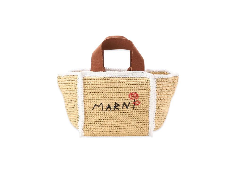MARNI 2Way Small Sillo "Natural/White"