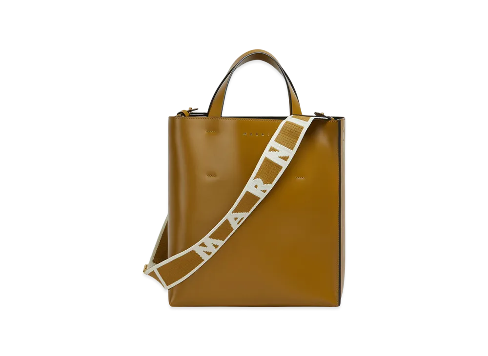 MARNI Museo Small Bag in Leather "Green Dot"