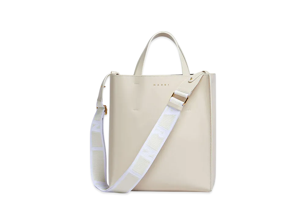 MARNI Museo Small Bag in Leather "Shell"