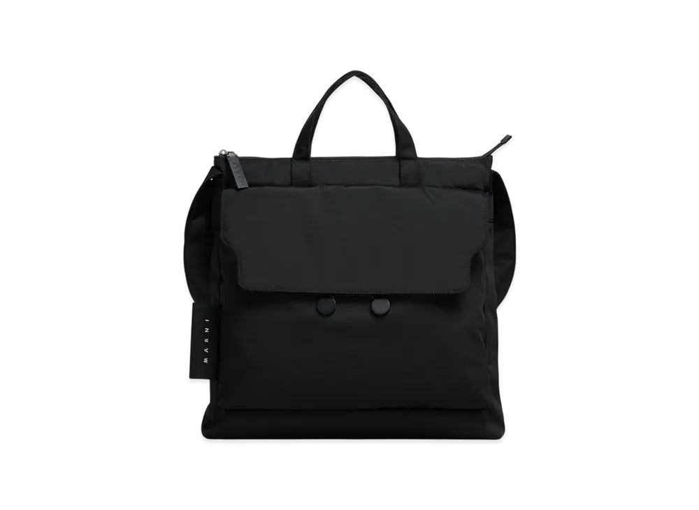MARNI Cordura Cityscape Tote Bag "Black"