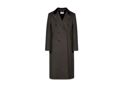 Maison Margiela Cavalry Wool Coat "Dark Gray"