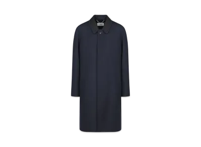 Maison Margiela Women's Wool Viscose Coat "Navy"