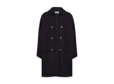 Maison Margiela Women's Wool Coat "Blue Stripes"