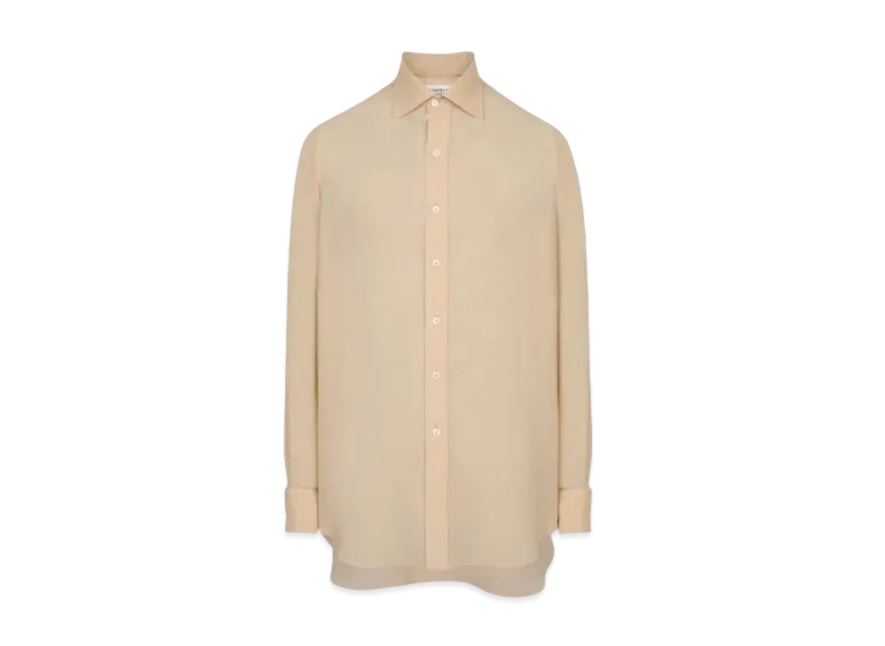 Maison Margiela Silk Georgette Shirt "Nude"