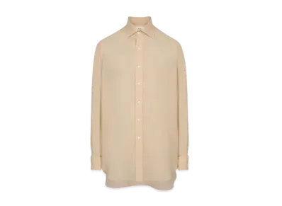 Maison Margiela Silk Georgette Shirt "Nude"