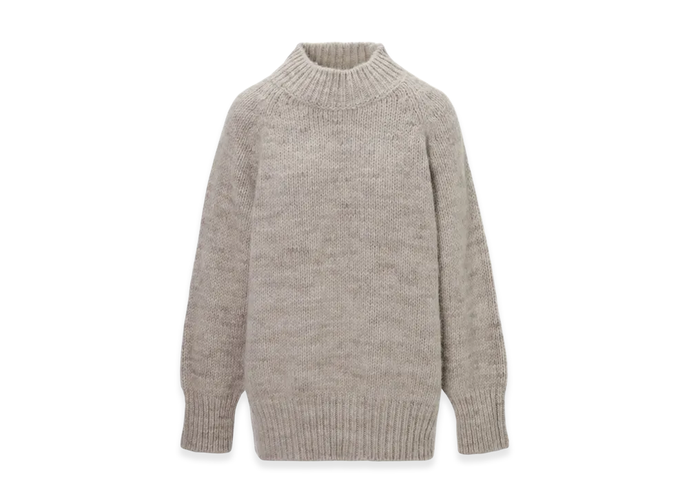 Maison Margiela High-Neck Knit "Light Brown"