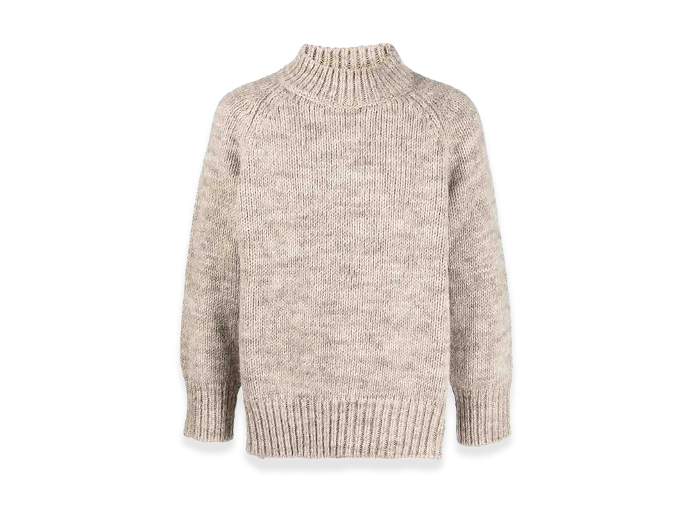 Maison Margiela Women's Chunky-Knit Jumper "Light Beige"