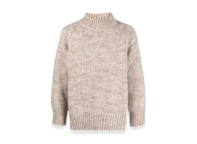 Maison Margiela Women's Chunky-Knit Jumper "Light Beige"