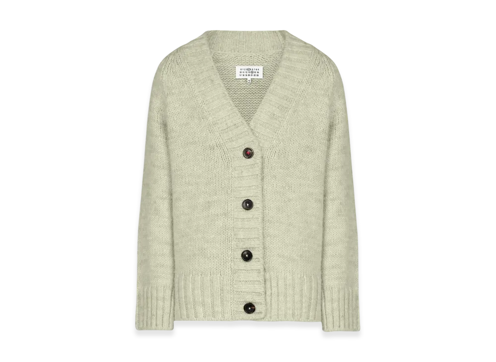 Maison Margiela Women's Botanical Dye Cardigan "Pistachio"