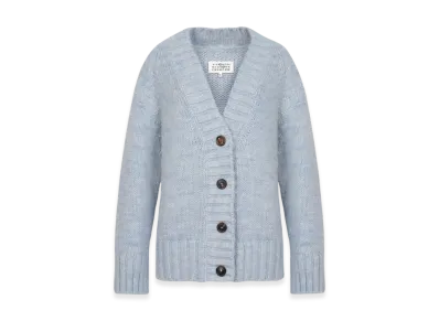 Maison Margiela Women's Botanical Dye Cardigan "Pale Blue"