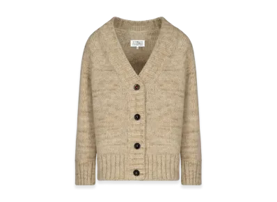 Maison Margiela Women's Botanical Dye Cardigan "Military Green"