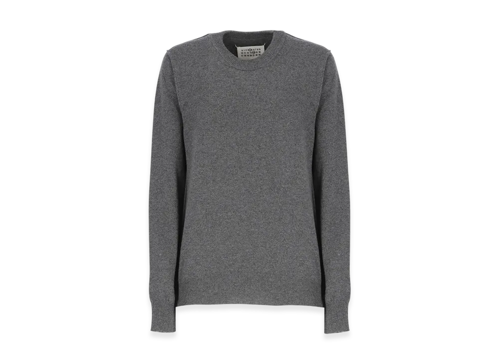 Maison Margiela Women's Eco Cashmere Sweater "Grey"