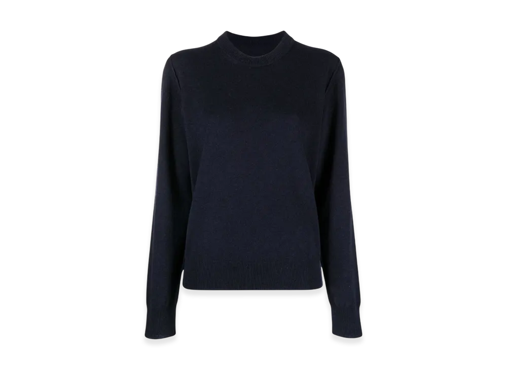 Maison Margiela Women's Eco Cashmere Sweater "Navy"