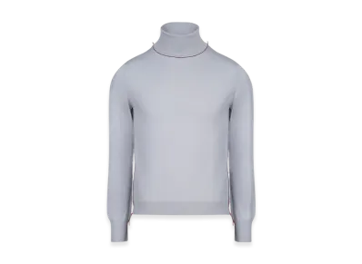 Maison Margiela Women's Work in Progress High-Neck Sweater "Pale Blue"