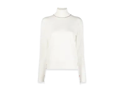 Maison Margiela Women's Wool Sweater "Ivory/White"