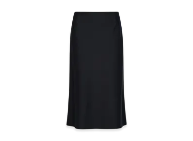 Maison Margiela Women's Wool Twill A-Line Skirt "Navy"