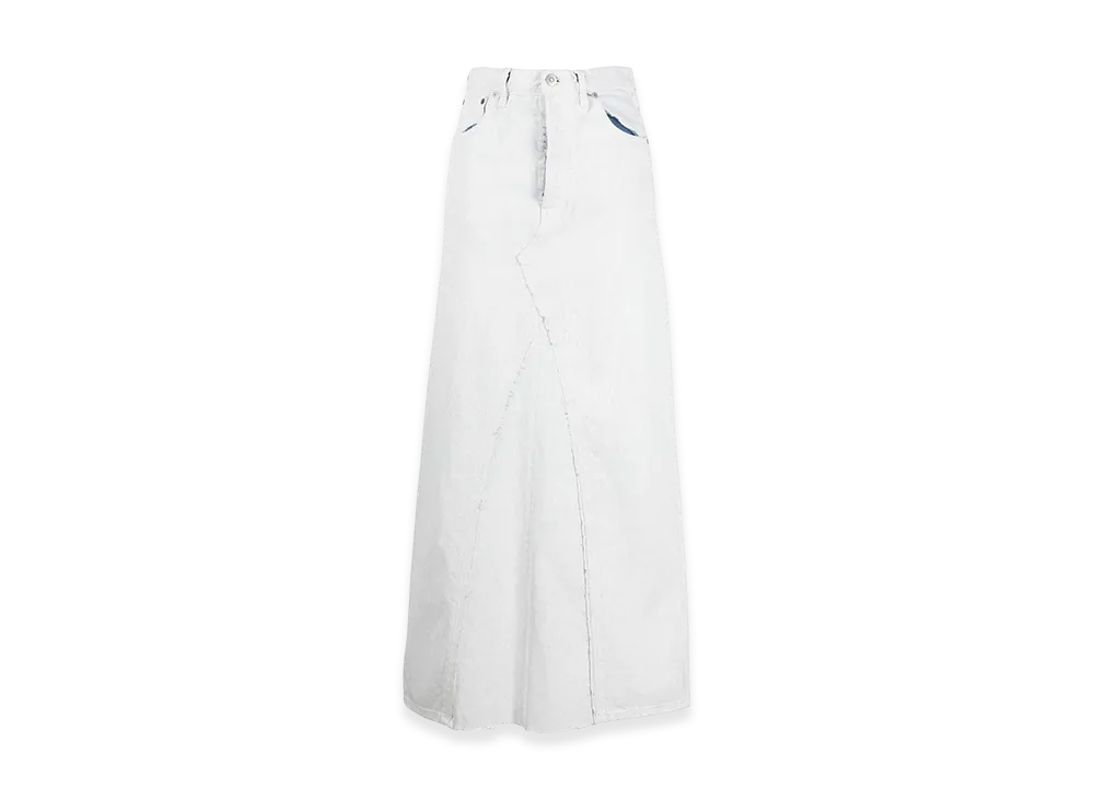 Maison Margiela Women's Denim Skirt "White"
